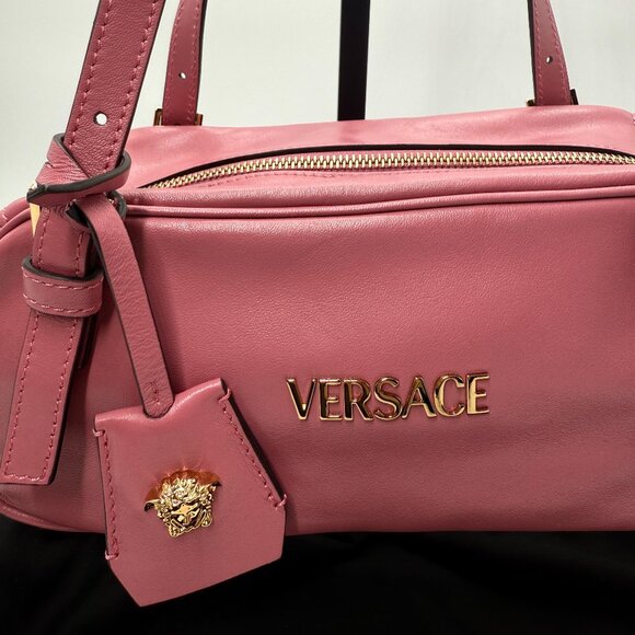 Versace Tag Calfskin Bowling Bag – New Without Tags – Worn by Sabrina Carpenter - Picture 3 of 6